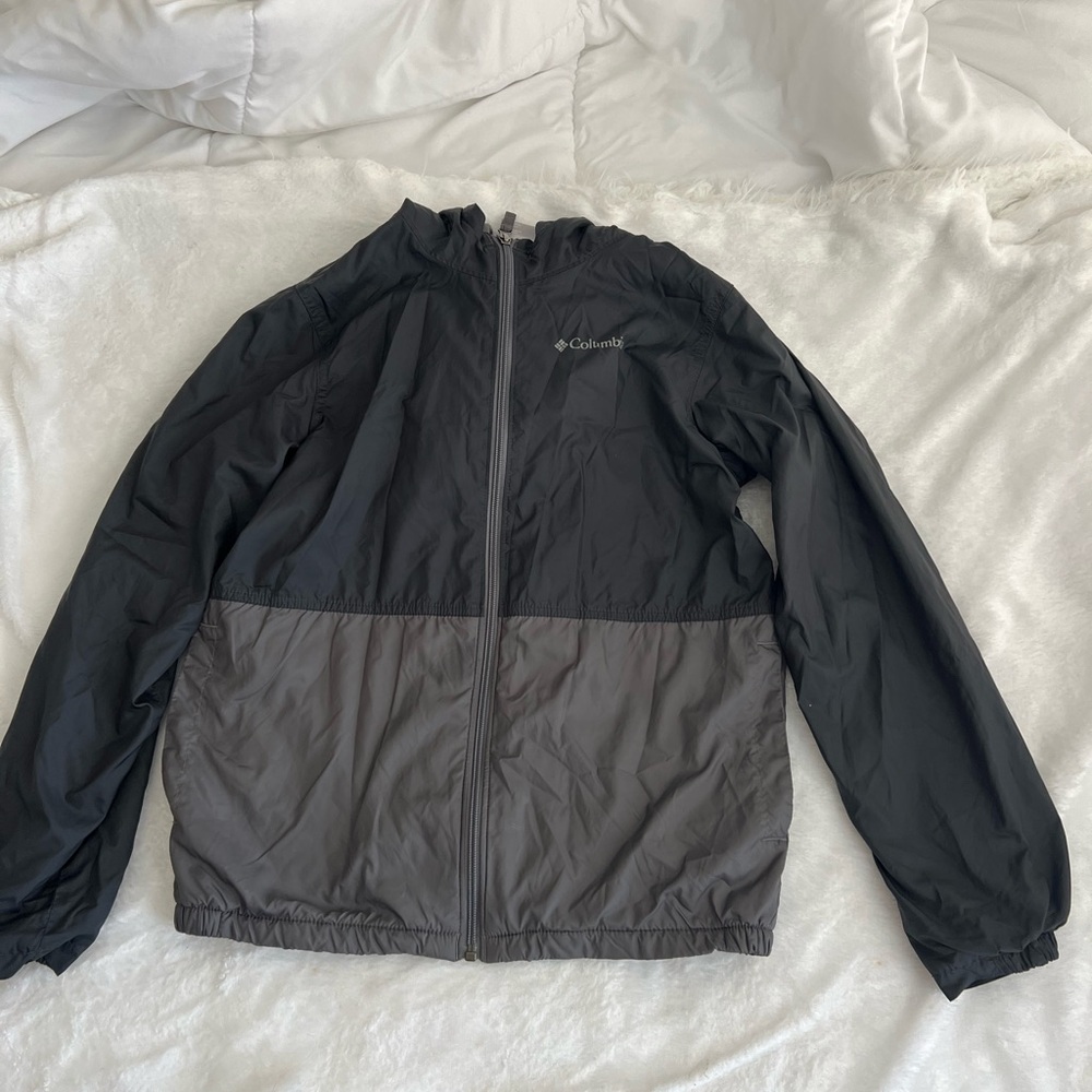 Columbia Two-Tone Black and Gray Jacket